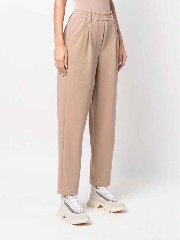 Brunello Cucinelli Beige Cotton Casual Pants