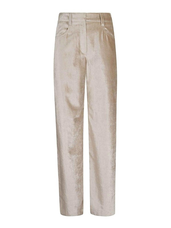 Brunello Cucinelli Pink Cotton Pants