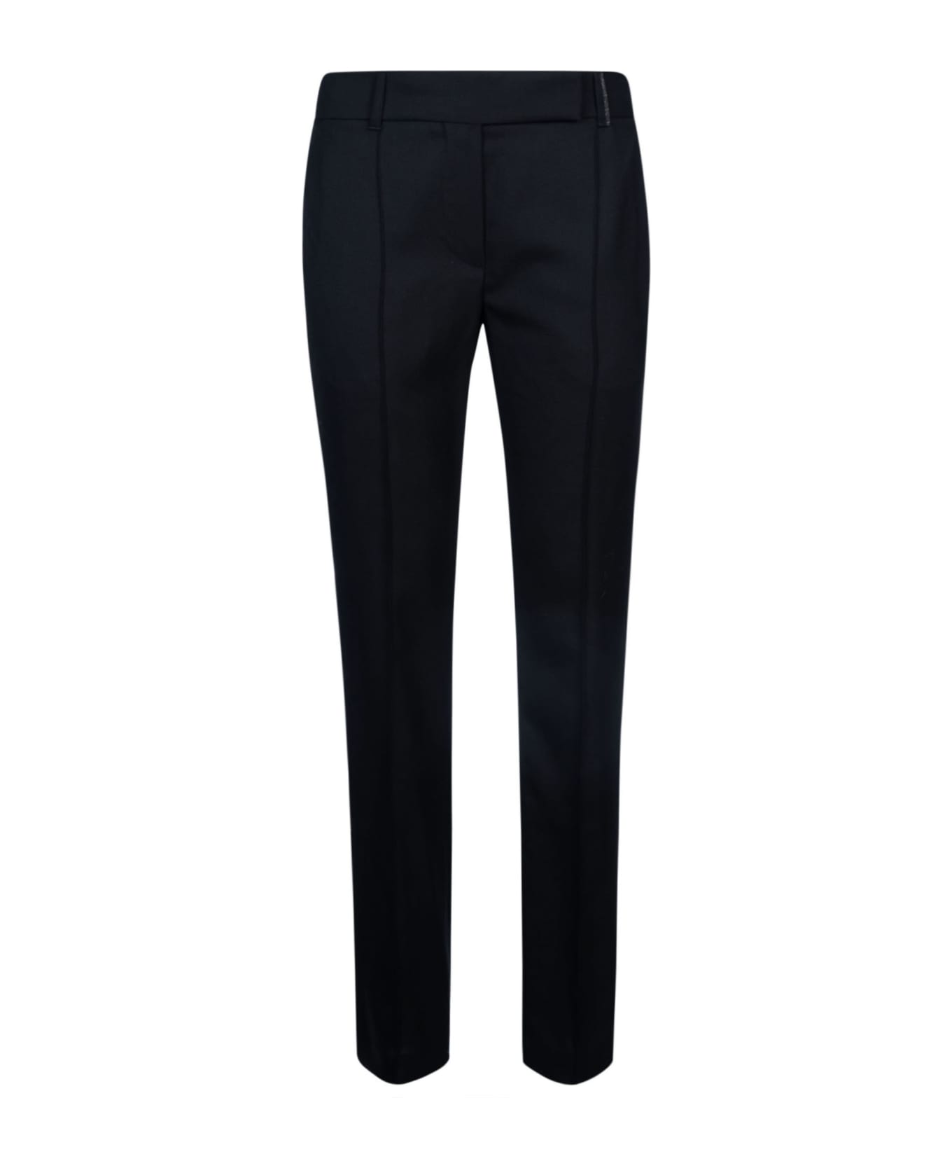 Brunello Cucinelli Black Wool Pants