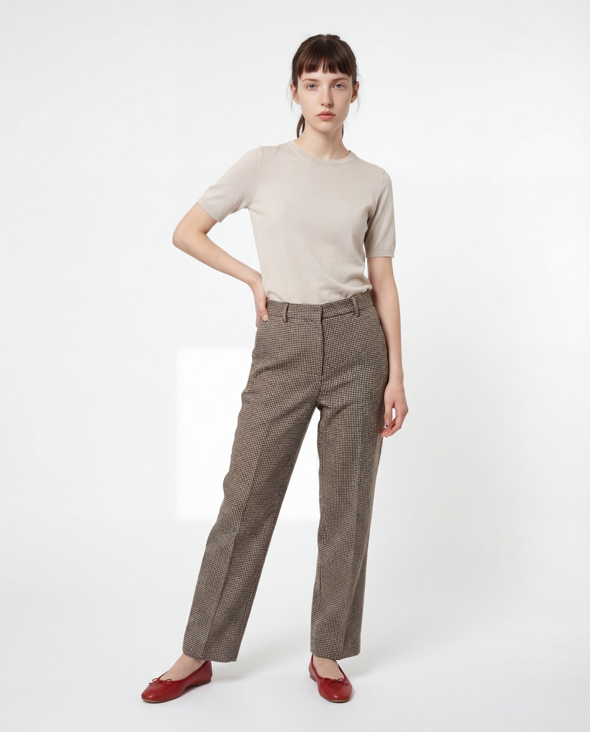 Brunello Cucinelli Beige Linen Casual Pants