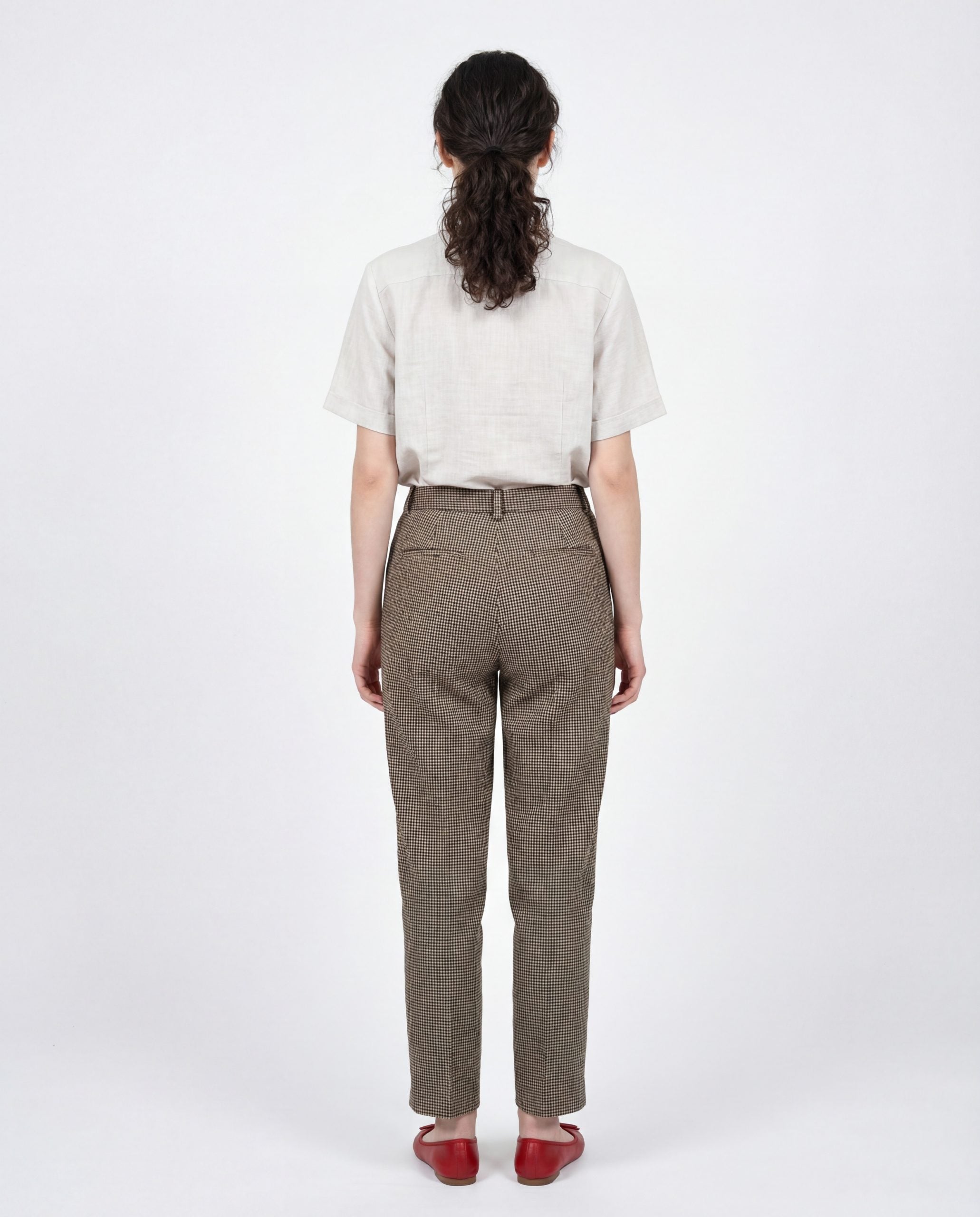 Brunello Cucinelli Beige Linen Casual Pants