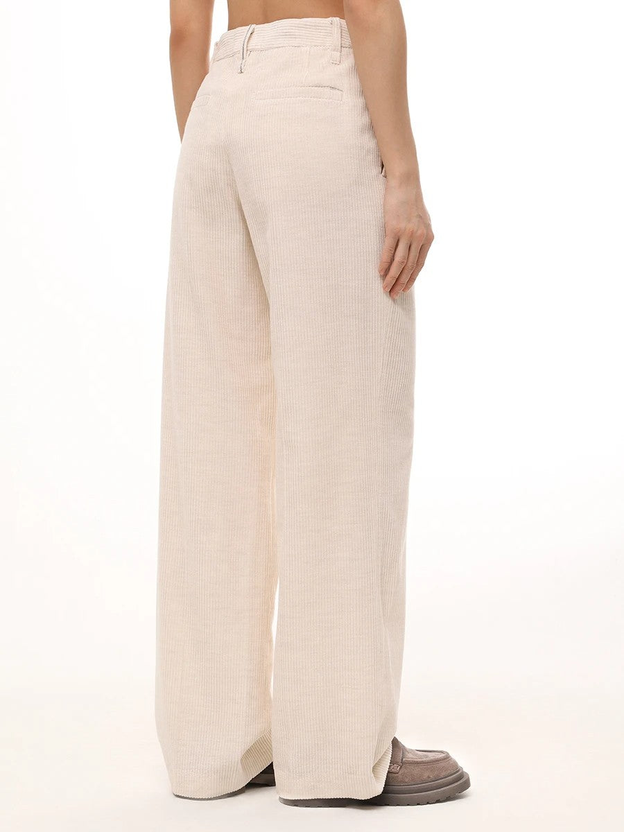 Brunello Cucinelli Beige Viscose Casual Pants