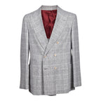 Brunello Cucinelli Gray Silk Blazer