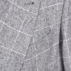 Brunello Cucinelli Gray Silk Blazer