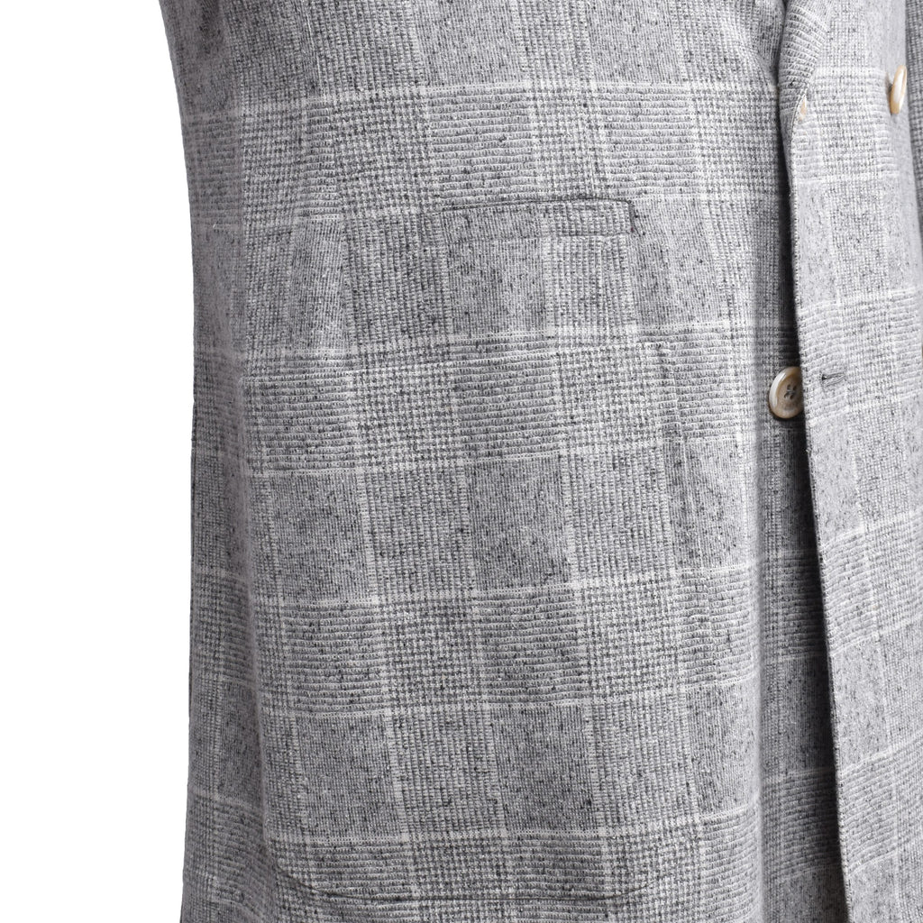 Brunello Cucinelli Gray Silk Blazer