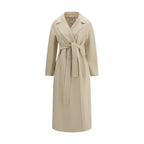 'S Max Mara Beige Fleece Wool Coat