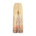 Valentino Multicolor Silk Casual Pants