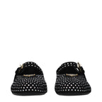 Prada Black Leather Ballet Flats