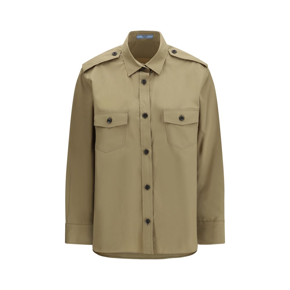 Prada Beige Cotton Shirt