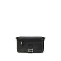 Fendi Black Calf Leather Bos Taurus Shoulder Bag