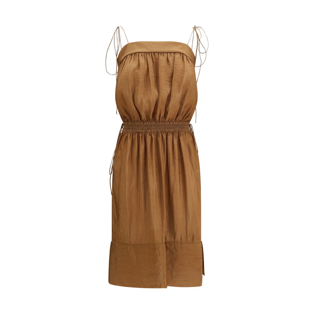 Saint Laurent Beige Polyester Casual Dress