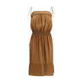 Saint Laurent Beige Polyester Casual Dress