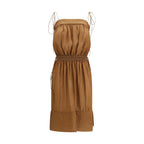 Saint Laurent Beige Polyester Casual Dress