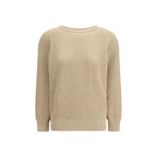 Saint Laurent Beige Cotton Sweatshirt