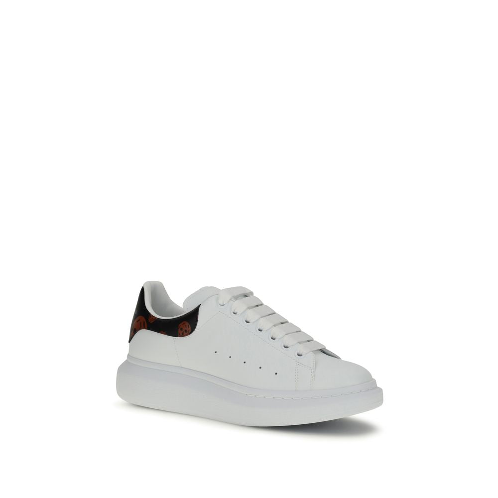 Alexander McQueen White Calf Leather Bos Taurus Low Top Sneakers