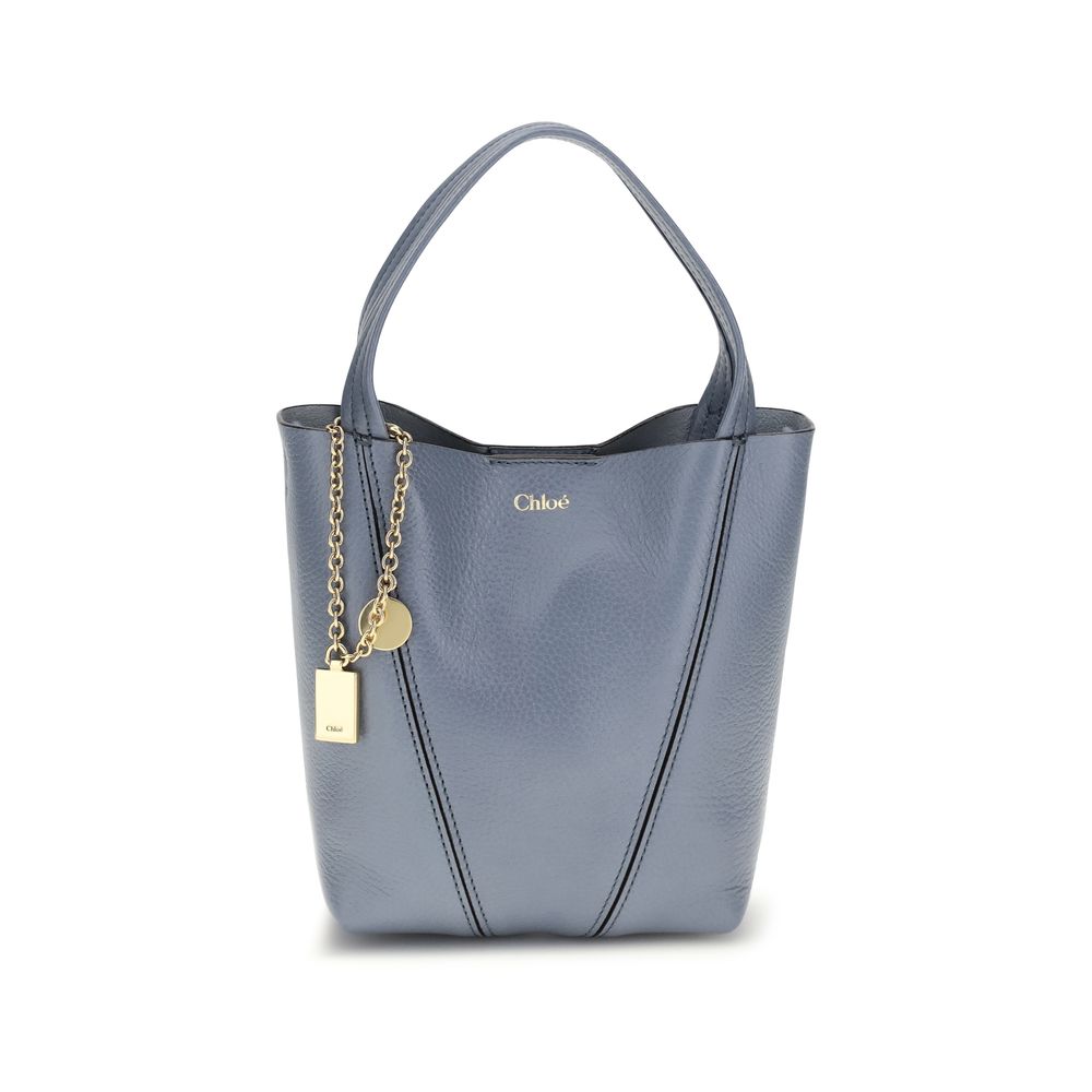 Chloé Blue Calf Leather Bos Taurus Shoulder Bag
