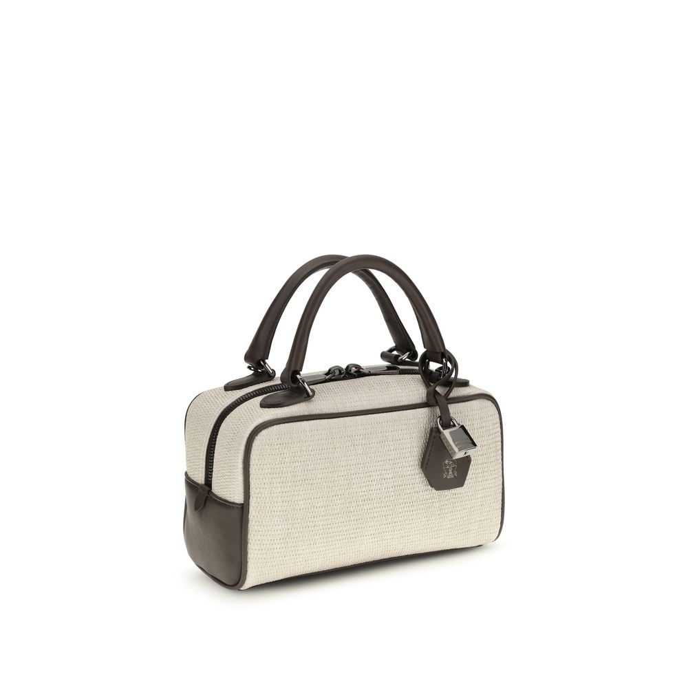 Brunello Cucinelli Gray Polyamide Handbag