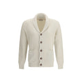 Brunello Cucinelli Beige Cotton Cardigan