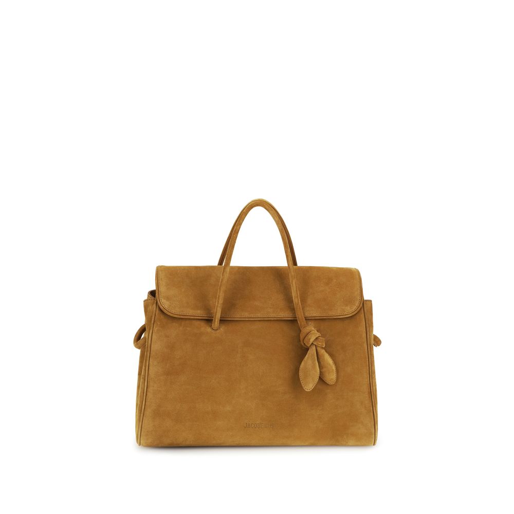 Jacquemus Beige Calf Leather Bos Taurus Handbag