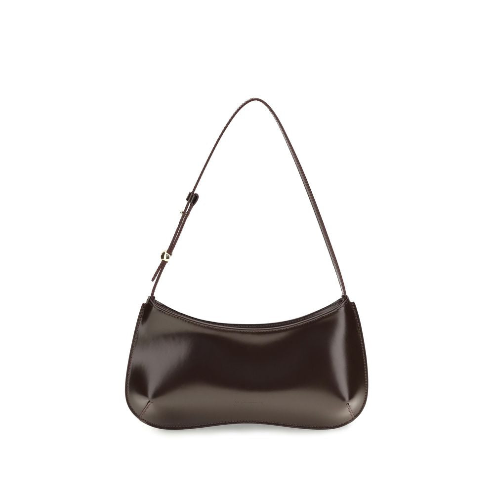 Jacquemus Brown Calf Leather Bos Taurus Shoulder Bag