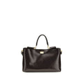 Dolce & Gabbana Brown Calf Leather Bos Taurus Handbag