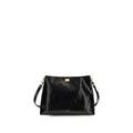 Dolce & Gabbana Black Calf Leather Bos Taurus Shoulder Bag
