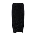 Valentino Black Viscose Long Skirt