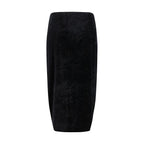 Valentino Black Viscose Long Skirt