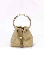 Jimmy Choo Yellow Bon Bon Micro Crystals Bucket