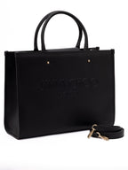 Jimmy Choo Black Avenue S Tote Leather Handbag