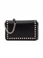 Jimmy Choo Black Leather Crossbody Bag