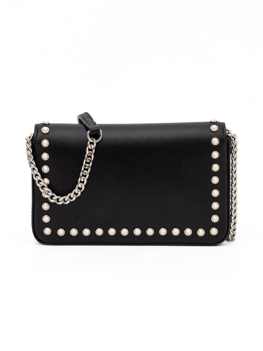 Jimmy Choo Black Leather Crossbody Bag