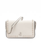 Jimmy Choo White Leather Crossbody Bag