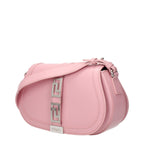 Versace Pink Leather Shoulder Bag