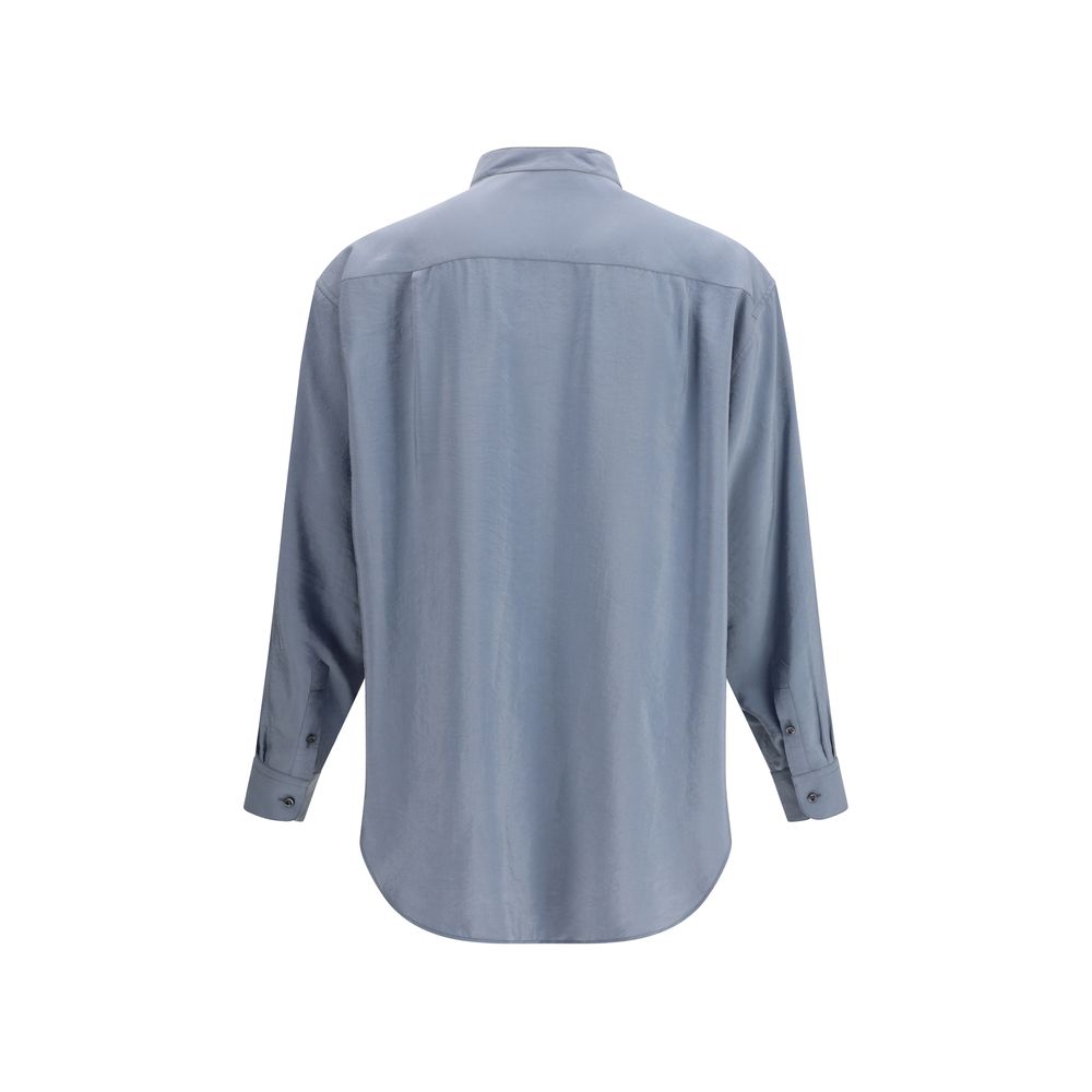 Giorgio Armani Gray Silk Shirt