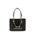 Balmain Black Calf Leather Bos Taurus Shoulder Bag
