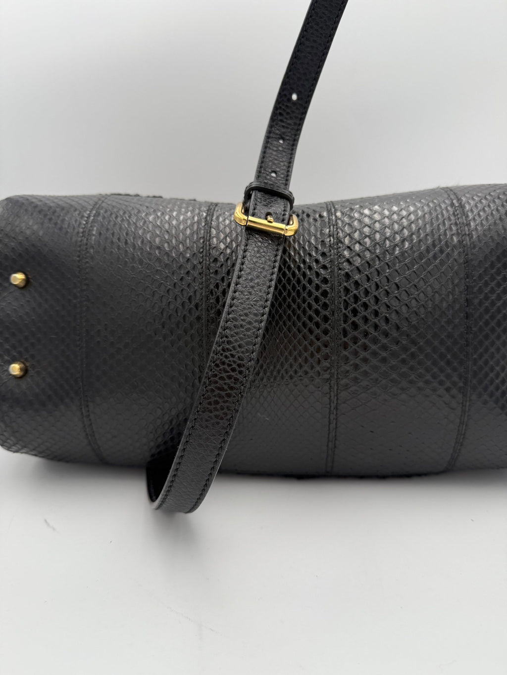 Dolce & Gabbana DOLCE & GABBANA Sicily Python and Macramé Handbag