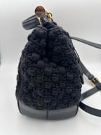 Dolce & Gabbana DOLCE & GABBANA Sicily Python and Macramé Handbag