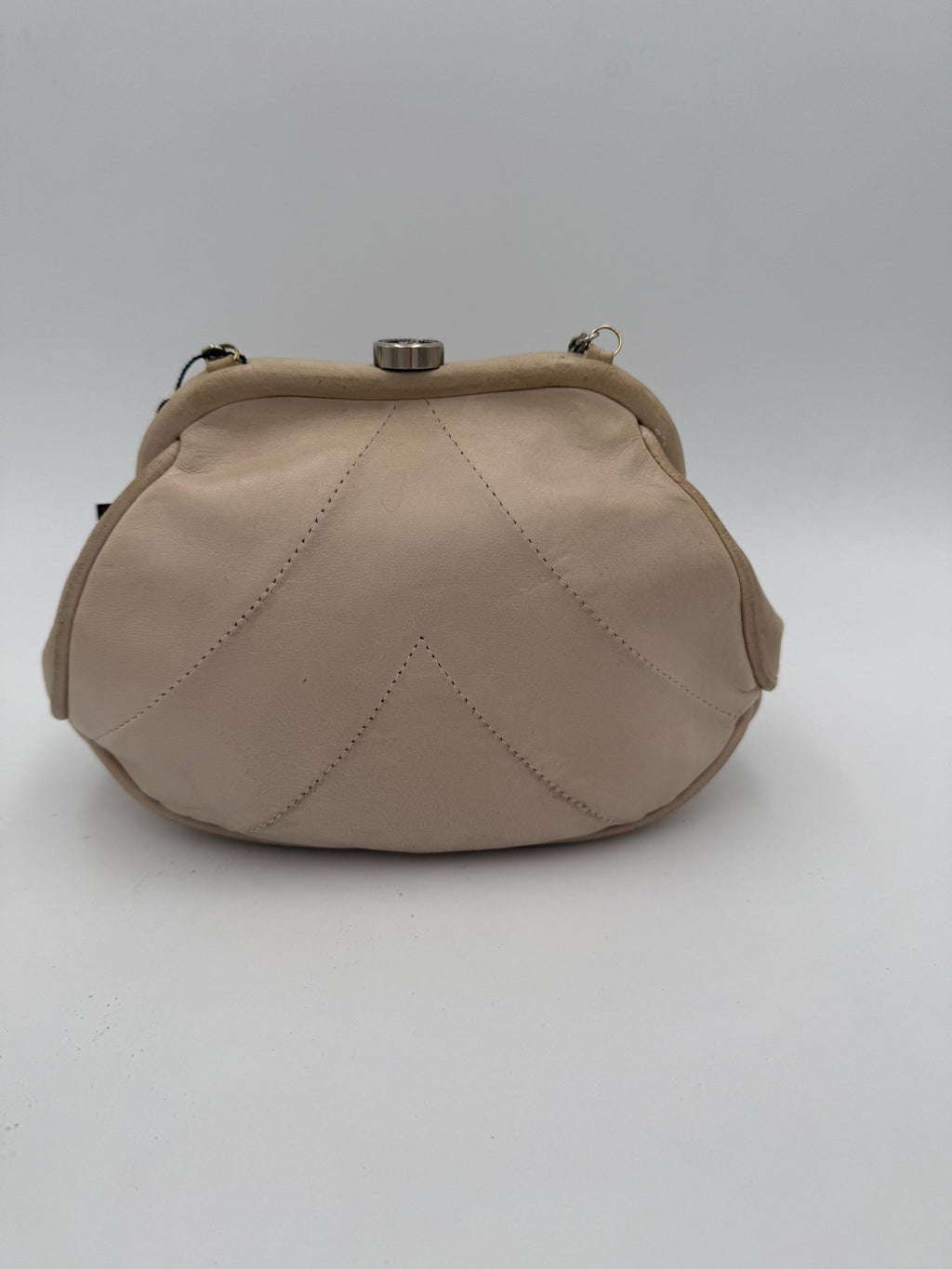 Chanel CHANEL Pochette with Hidden Chain Handbag