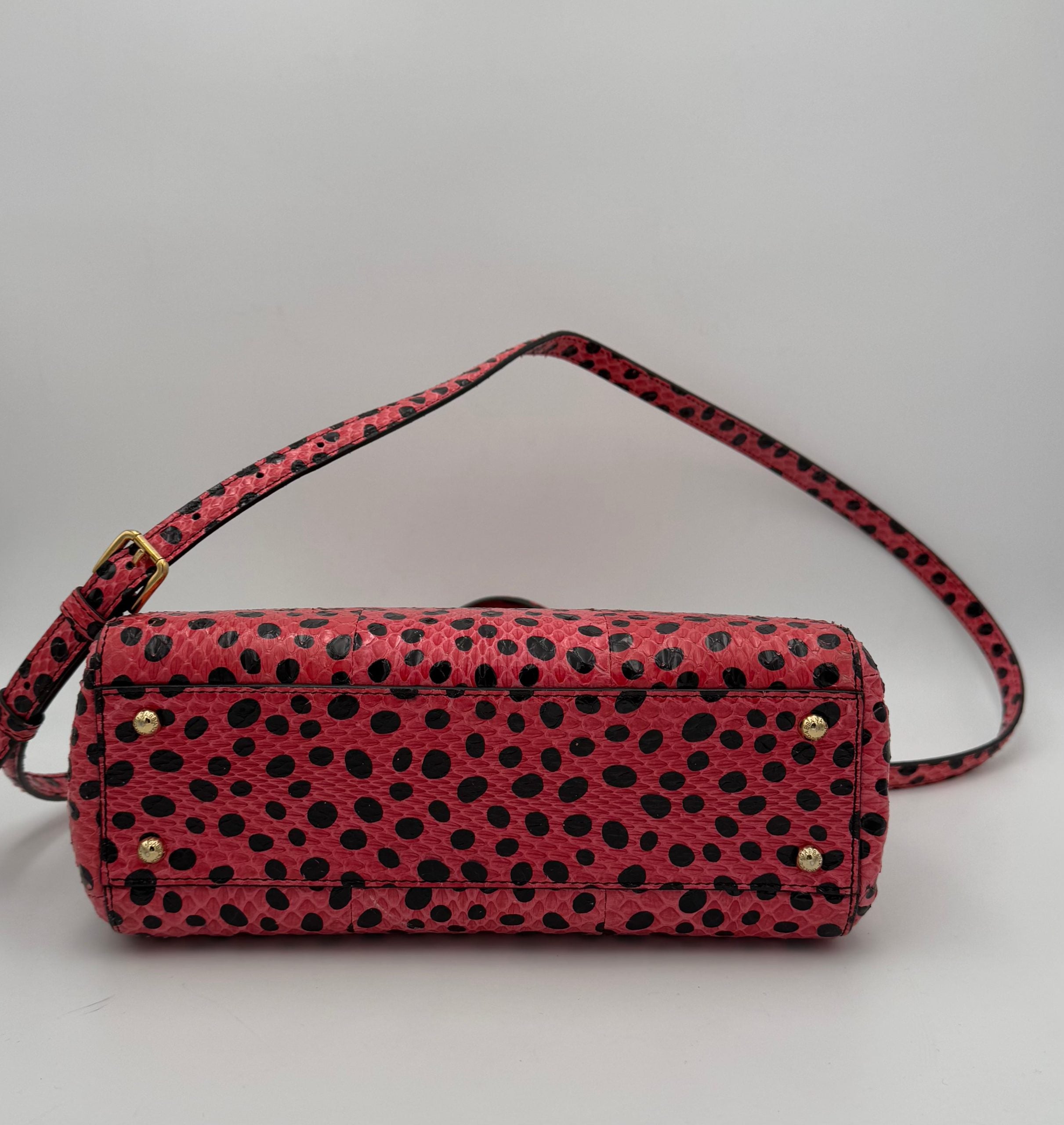 Dolce & Gabbana DOLCE & GABBANA Sicily in Reptile Skin Handbag