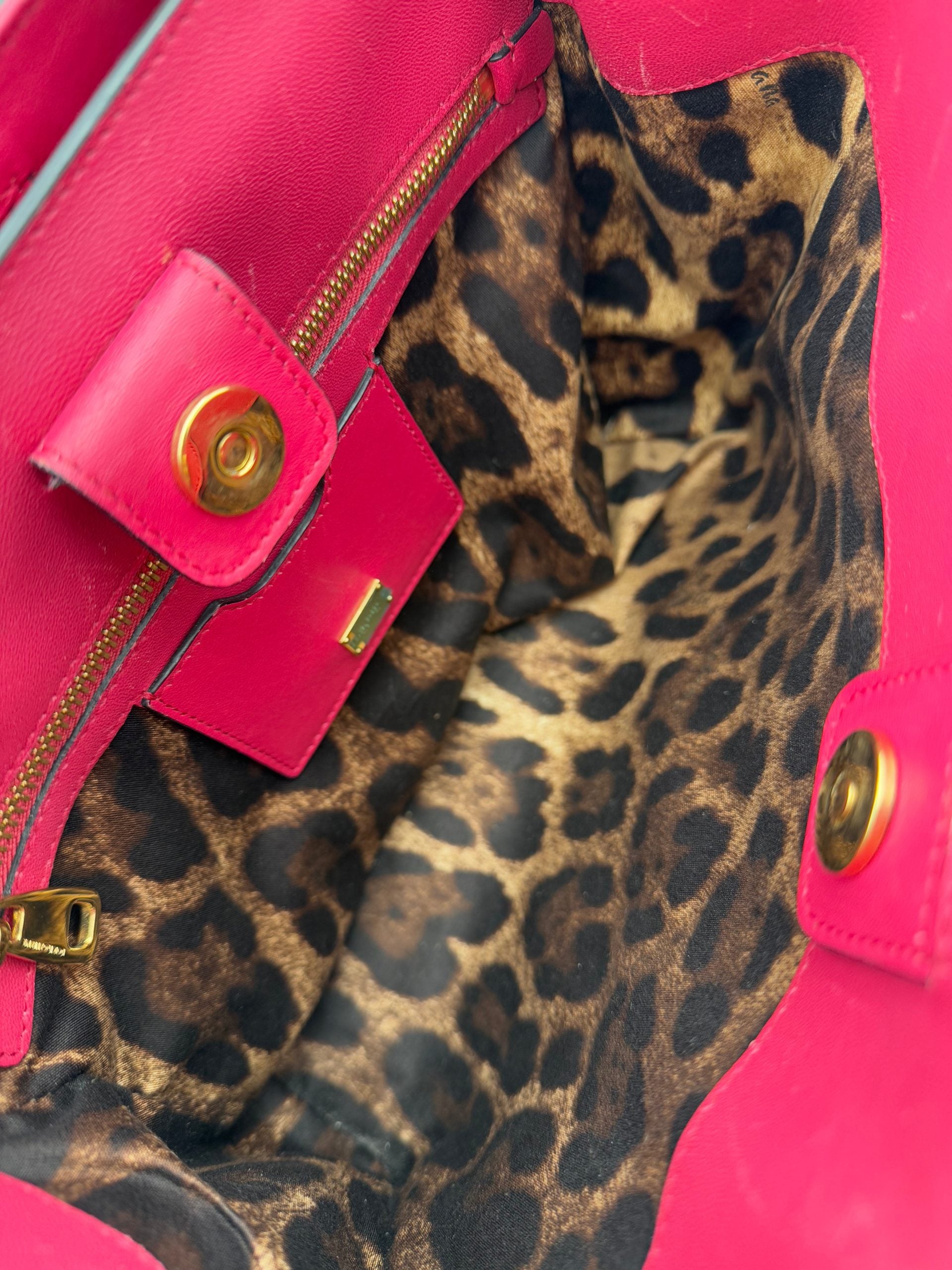 Dolce & Gabbana DOLCE & GABBANA Sicily in Reptile Skin Handbag