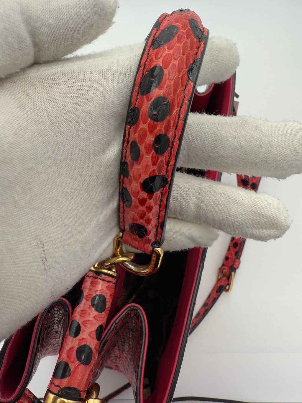 Dolce & Gabbana DOLCE & GABBANA Sicily in Reptile Skin Handbag