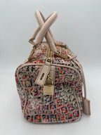 Fendi FENDI Bauletto FF Fabric Flowers Handbag