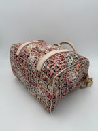 Fendi FENDI Bauletto FF Fabric Flowers Handbag