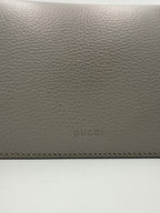 Gucci GUCCI DIONYSUS Hammered Leather Grey Handbag
