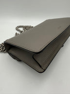 Gucci GUCCI DIONYSUS Hammered Leather Grey Handbag