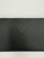 Prada PRADA Zip in Saffiano Leather Wallet