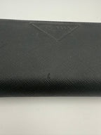 Prada PRADA Zip in Saffiano Leather Wallet