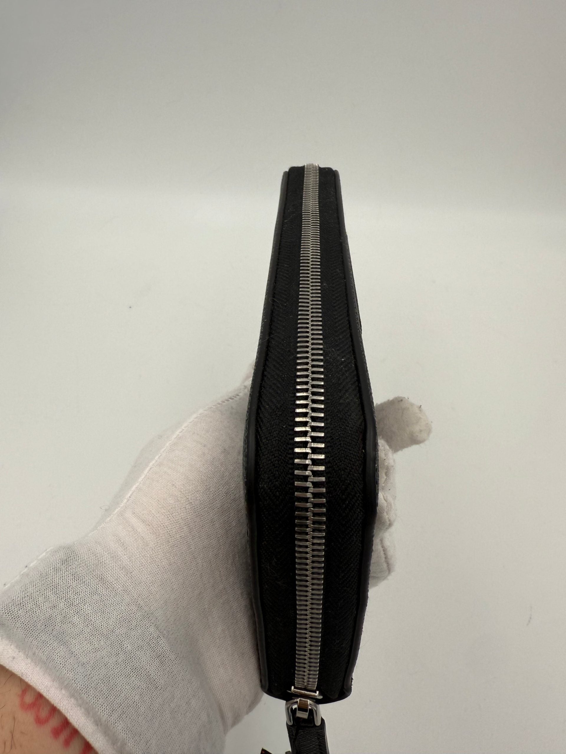 Prada PRADA Zip in Saffiano Leather Wallet