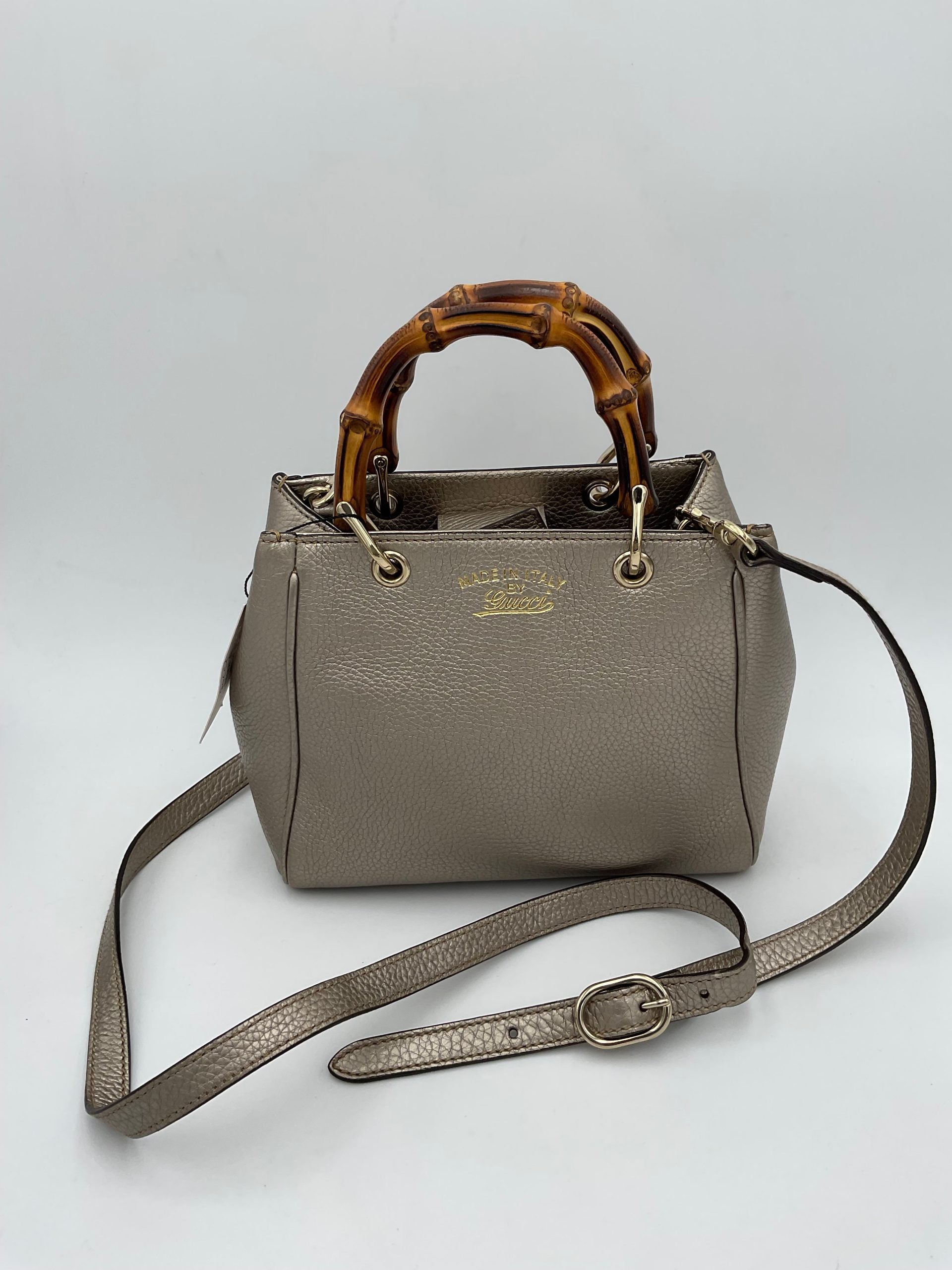 Gucci GUCCI Bamboo Mini Shopping Bag